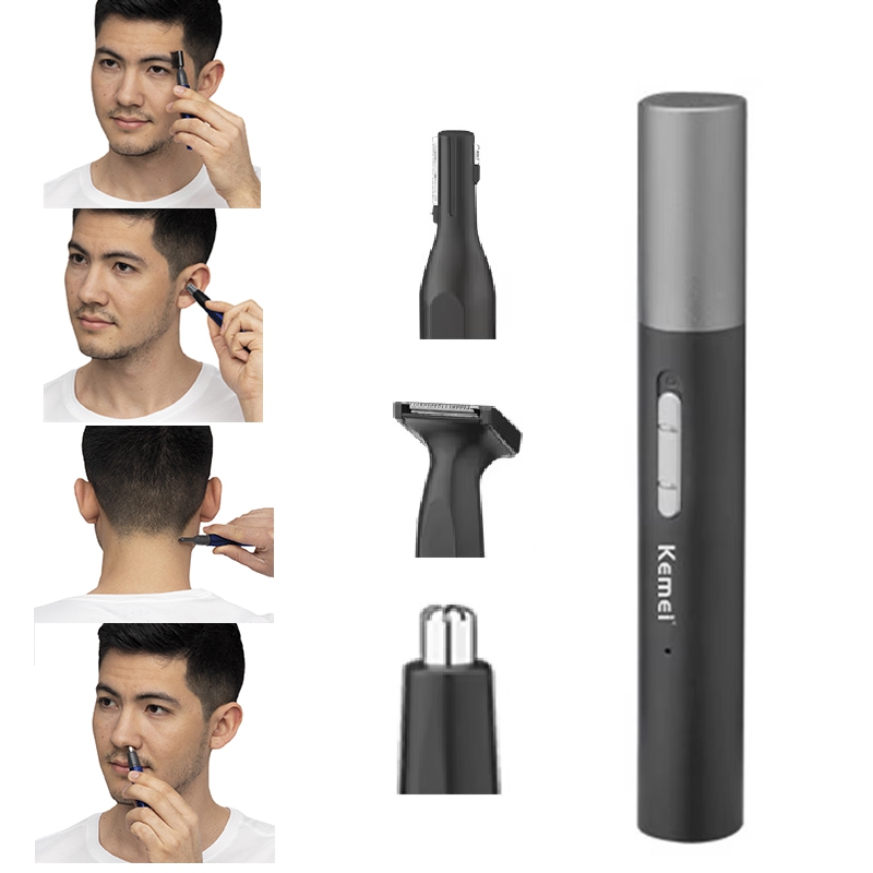 Men'S Grooming Set - Kemei Pro Pemangkas Bulu Hidung Isi