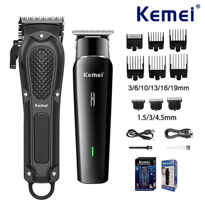 Men'S Grooming Set - Set Alat Cukur Rambut Elektrik Kemei