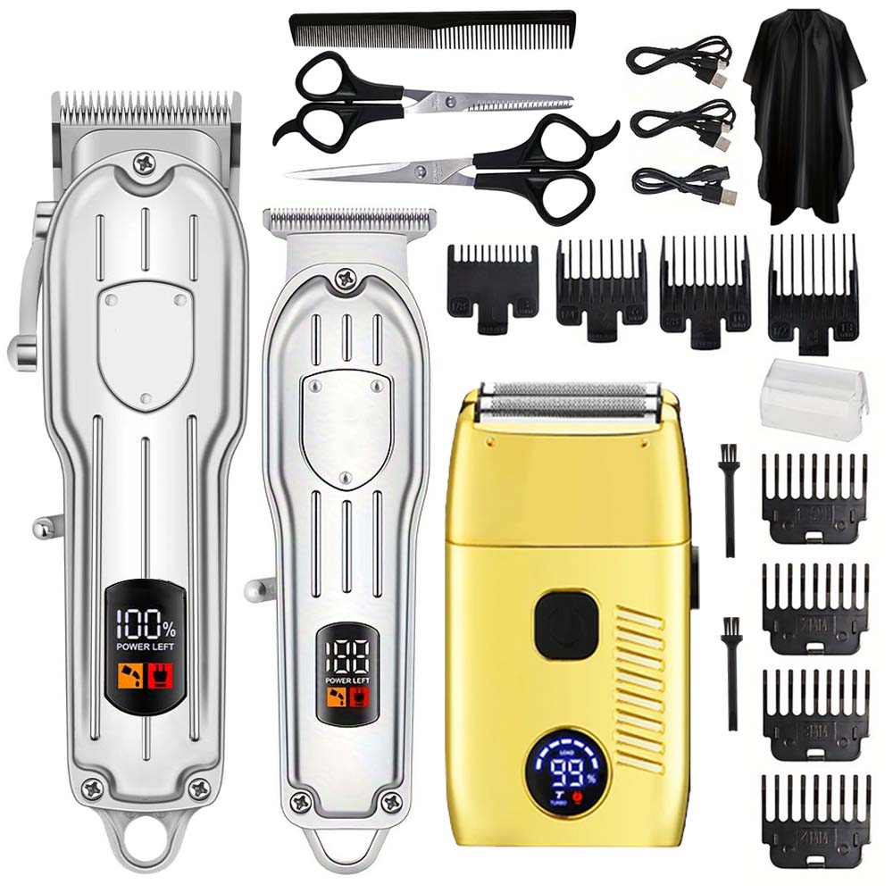 Men'S Grooming Set - Alat Cukur Rambut Elektrik untuk Pria,