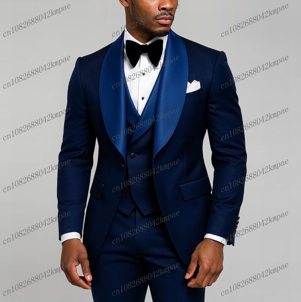 Setelan Jas Pria Formal Biru D - Men'S Grooming Jacket ulasan dan harga