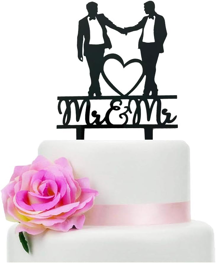Puncak Kue Mr & Mr, Dekorasi P - Men'S Grooming For Engagement ulasan dan harga
