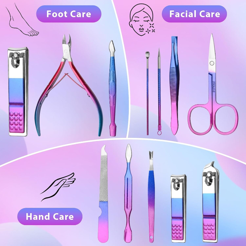 Set Manikur Gunting Kuku Perle - Nail Care Kit Mens ulasan dan harga