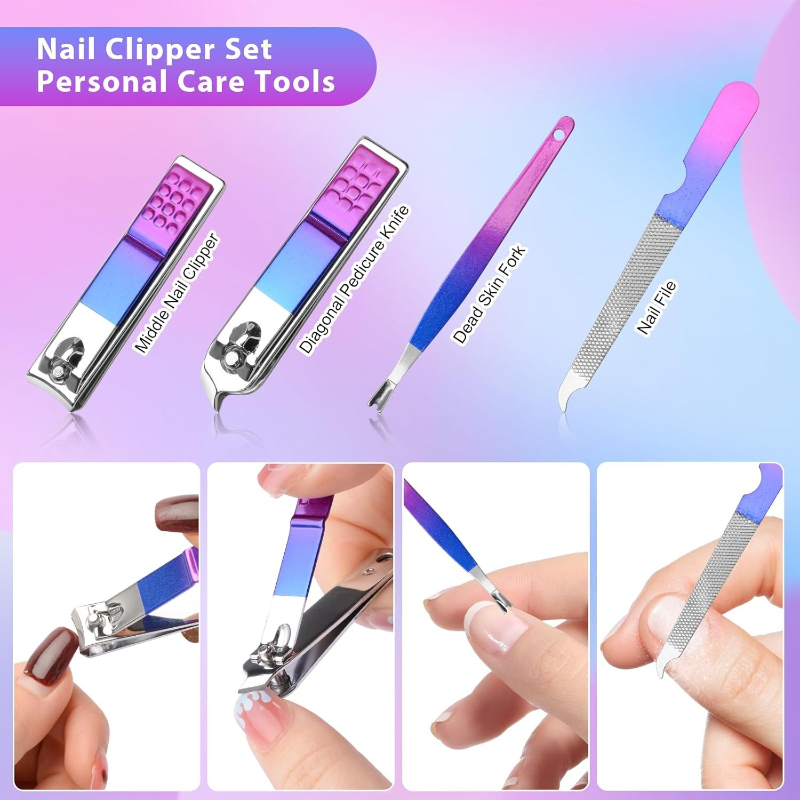 Set Manikur Gunting Kuku Perle - Nail Care Kit Mens ulasan dan harga