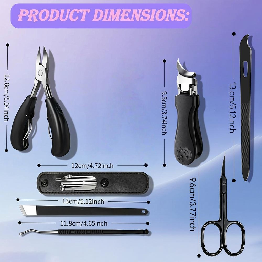 1/12PCS Set Perawatan Kuku Pro - Nail Care Kit Mens ulasan dan harga