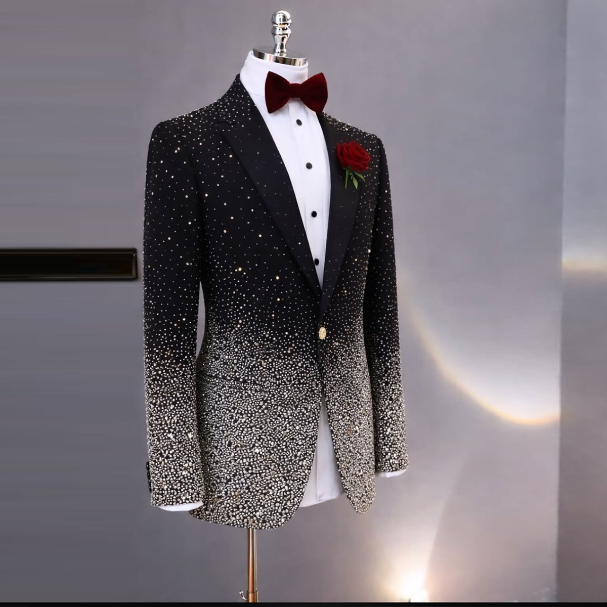 Jas Pria Berlian Imitasi Tampa - Men'S Grooming Jacket ulasan dan harga